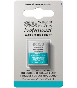 Winsor&Newton Professional Water Colour Half pan Cobalt Turquoise Light