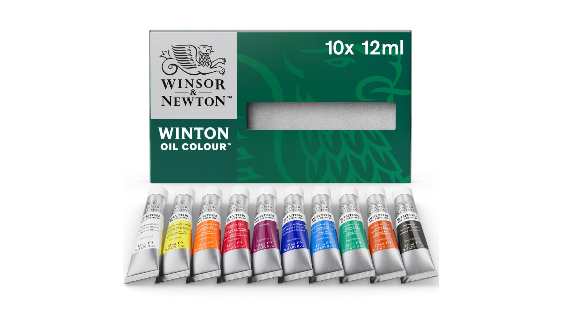 Winsor&Newton Winton Oil Colour 10x12ml Beginners set