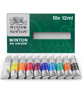 Winsor&Newton Winton Farba olejna 10x12ml Zestaw dla początkujących