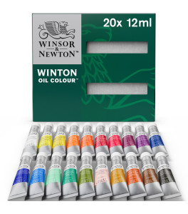 Winsor&Newton Winton Farba olejna 20x12ml Zestaw Beginners
