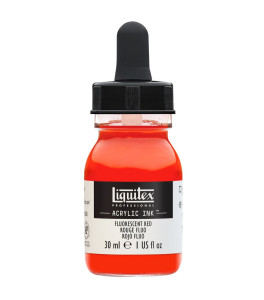 Liquitex Tusz Akrylowy 30ml Fluorescent Red