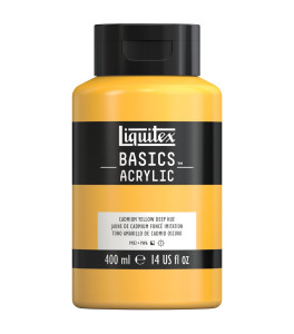Liquitex Basics Colour 400ml Pot 163 Cadmium Yellow Deep Hue
