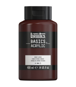 Farba akrylowa Liquitex Basics Color 400ml 128 Burnt Umber