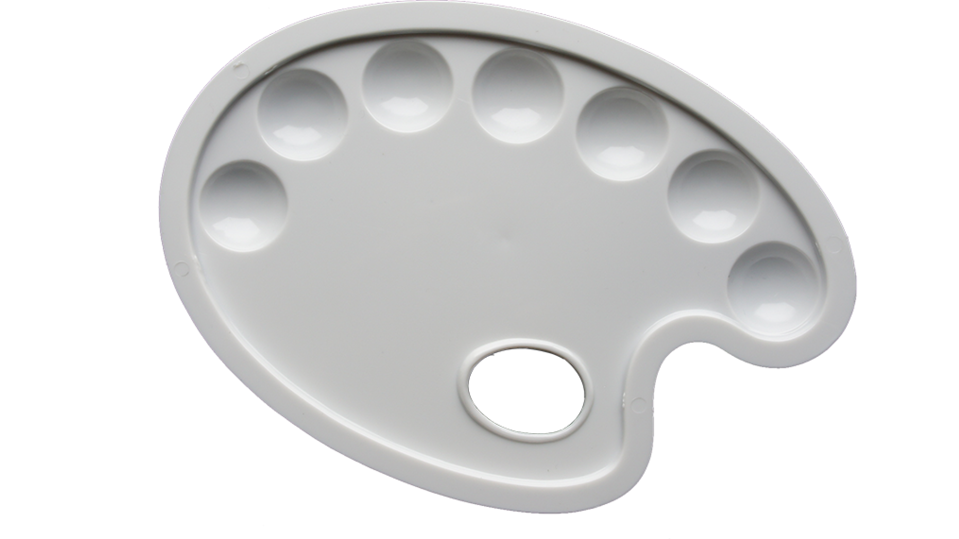 Paleta plastikowa owalna 17×24 cm