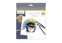 Clairefontaine Kolorowanka 20x20 cm Wild 5 – Emmanuelle Colin