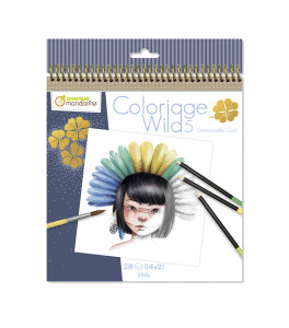 Clairefontaine Coloring Book 20x20 cm Wild 5 – Emmanuelle Colin