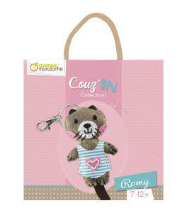 Clairefontaine Sewing Keychain Kit Otter Roma