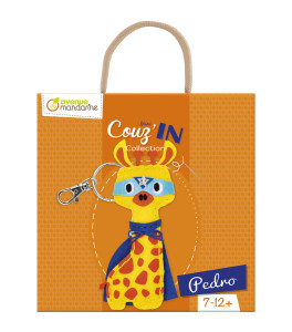 Clairefontaine Sewing Keychain Kit Giraffe Pedro