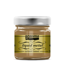 Pentart Farba Płynny Metal Antique Gold 30 ml