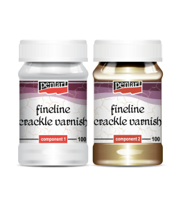 Pentart Werniks do Spękań Fineline Dwuskładnikowy 2 × 100 ml