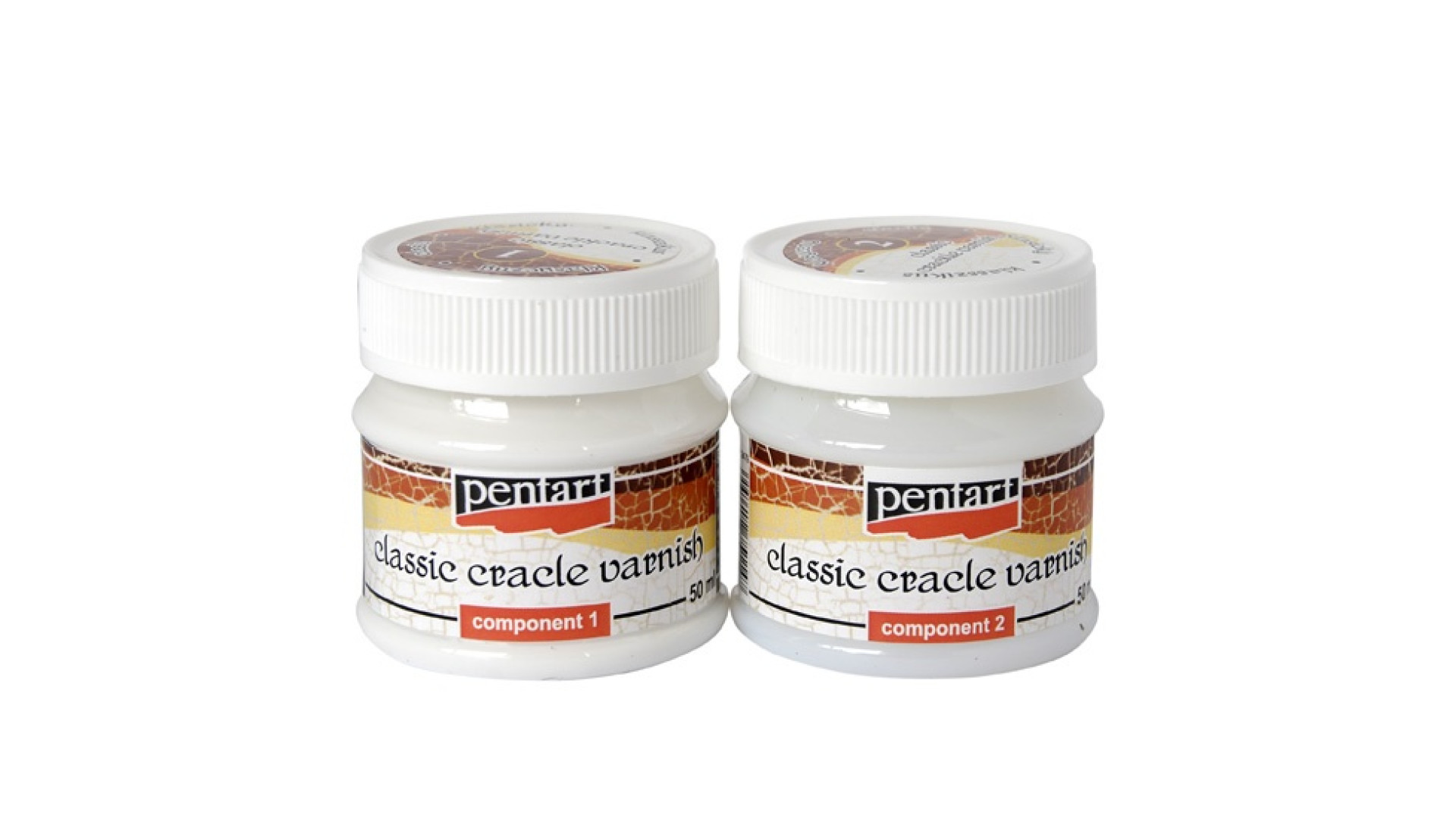 Pentart Werniks do Spękań Classic Dwuskładnikowy 2 × 50 ml