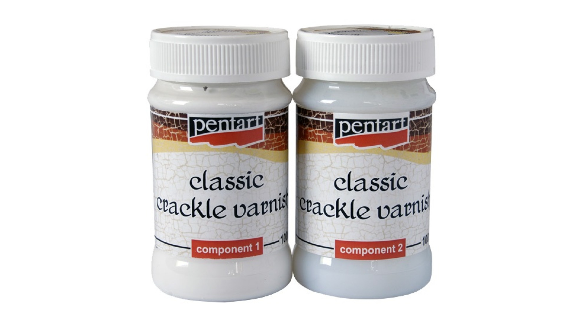 Pentart Werniks do Spękań Classic Dwuskładnikowy 2 × 100 ml