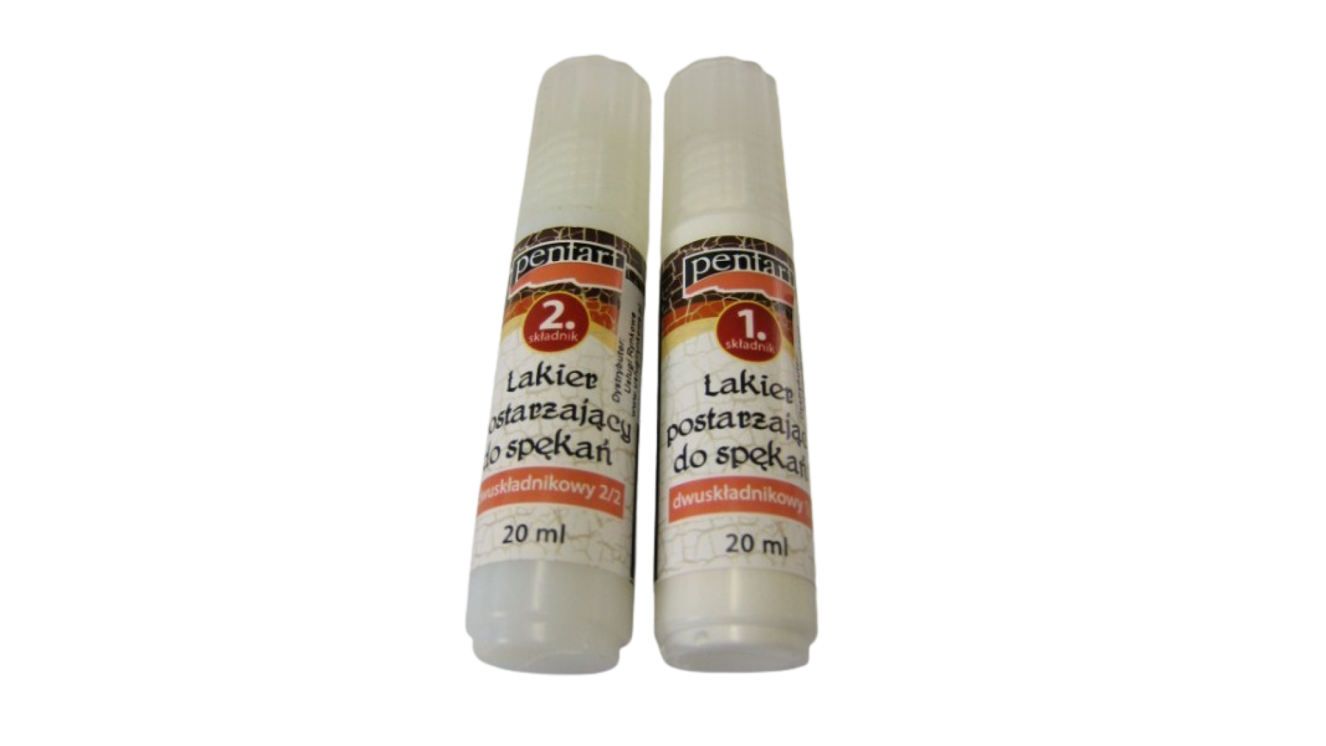 Pentart Werniks do Spękań Classic Dwuskładnikowy 2 × 20 ml