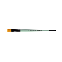 Renesans Pędzel złoty syntetyk, płaski J1006F-12 krótka rączka