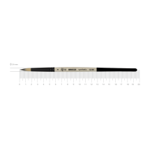 Synthetic Round Brush BREEZE 1226R №3 Short Handle ROSA