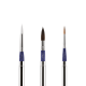 NIEBIESKI ZESTAW SYNTETYCZNYCH PĘDZLI TRAVEL BRUSH ESCODA 1271