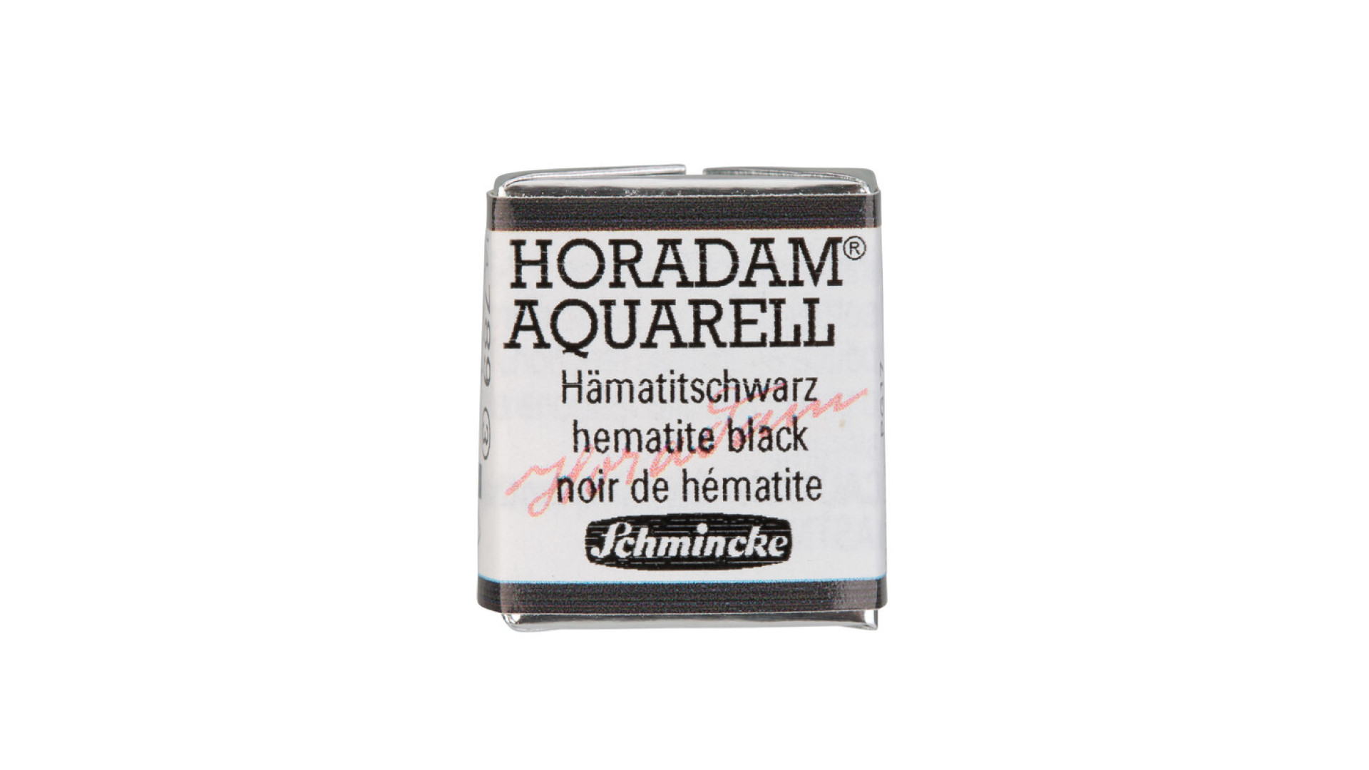 Watercolour paint Schmincke Horadam Aquarell hematite black 789