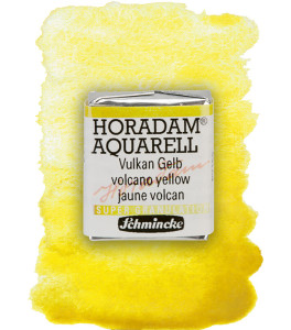 Watercolour paint Schmincke Horadam Aquarell volcano yellow 911