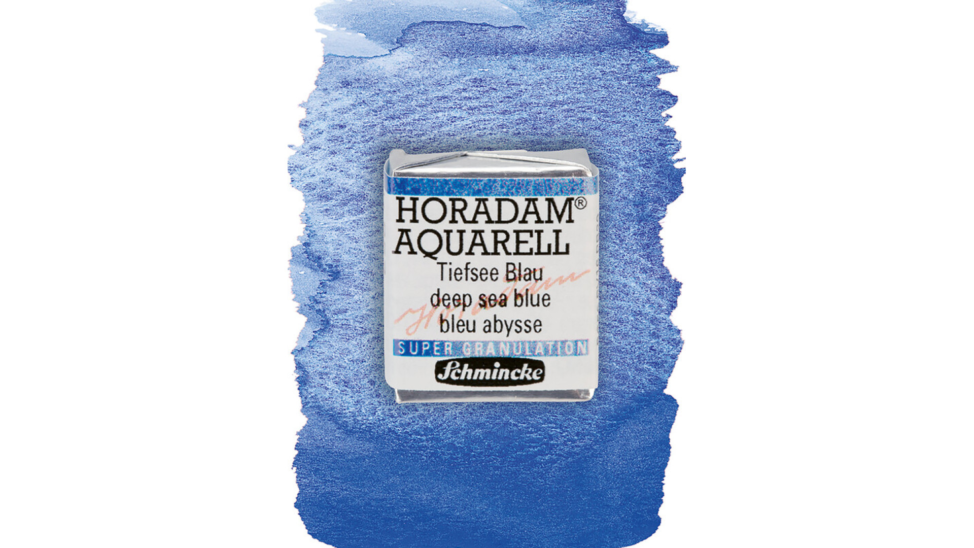 Watercolour paint Schmincke Horadam Aquarell deep sea blue 953