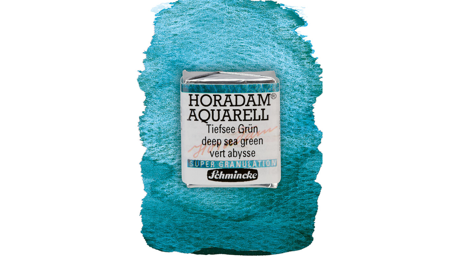 Watercolour paint Schmincke Horadam Aquarell deep sea green 954