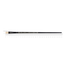 Synthetic Flat Brush TERRA 1608F №4 Long Handle ROSA	