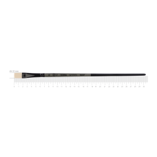 Synthetic Flat Brush TERRA 1608F №6 Long Handle ROSA