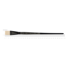 Synthetic Flat Brush TERRA 1608F №12 Long Handle ROSA