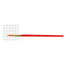Synthetic Round Brush № 8 Short Handle ROSA START