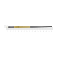 Bristle Flat Brush, AMBER 2306F, №3, Long Handle, ROSA