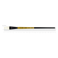 Bristle Flat Brush, AMBER 2306F, Nr10, Long Handle, ROSA