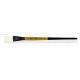 Bristle Flat Brush, AMBER 2306F, №12, Long Handle, ROSA