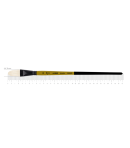 Pędzel szczecinowy owalny AMBER 2306FR Nr 10 długa rączka ROSA