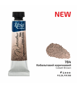 ROSA Gallery Farba Akwarelowa, Cobalt Brown (784), Tuba 10ml