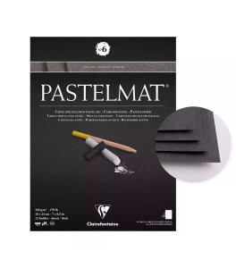Clairefontaine Pastelmat nr. 6 blok do pasteli 18x24 cm 360 gsm 12 ark, 4 kolory