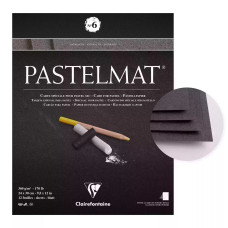 Clairefontaine Pastelmat nr. 6 pastel block 24x30 cm 360 gsm 12 sheets, 4 colours