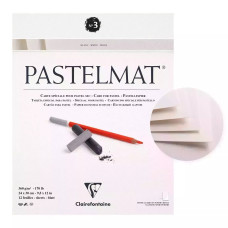 Clairefontaine Pastelmat nr. 3 pastel block 24x30 cm 360 gsm 12 sheets, 4 colours