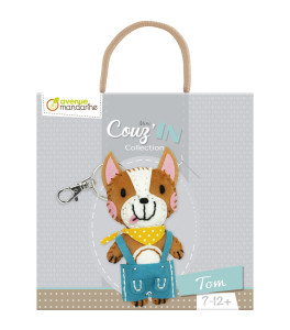 Clairefontaine Zestaw do Szycia Breloka Piesek Tom