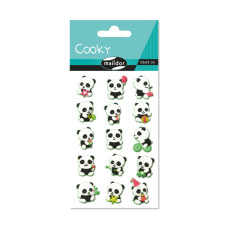 Raised 3D Sticker Pandas 7,5x12 cm