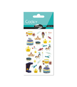 Raised 3D Sticker In the Palace 7,5x12 cm