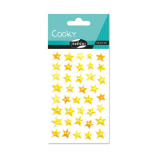 Raised 3D Sticker Stars 7,5x12 cm