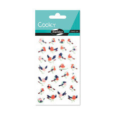 Raised 3D Sticker Birds 7,5x12 cm