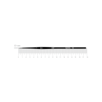 Squirrel Round Brush DEEP 198 Nr1 Short Handle ROSA
