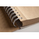 SM–LT AUTHENTIC PAD NATURAL BROWN SPIRAL A5 135G 80 SHEETS