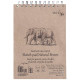 SM–LT AUTHENTIC PAD NATURAL BROWN SPIRAL A5 135G 80 SHEETS