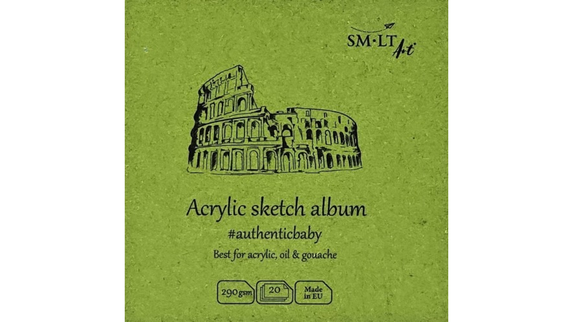 SM·LT AUTHENTIC BABY ACRYLIC BLOK 9X9 CM 290G 20 ARK