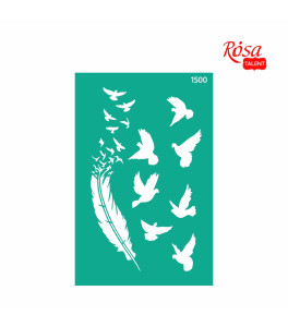 Szablon samoprzylepny Nr 1500 13x20 cm Seria „Zwierzęta“ ROSA TALENT