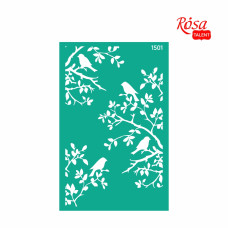 Background Reusable Adhesive Stencil №1501 13x20 cm Series „Animals“ ROSA TALENT