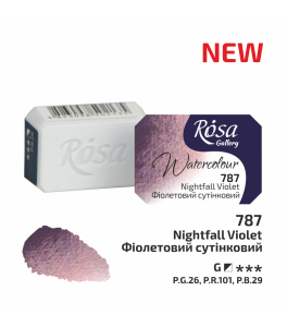 ROSA Gallery Watercolour Paint, Nightfall Violet (787), Pan, 2.5ml ROSA Gallery Watercolour Paint, Nightfall Violet (787), Pan, 2.5ml