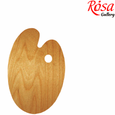 ROSA GALLERY Oval oiled palette, 20x30cm, water-resistant veneer