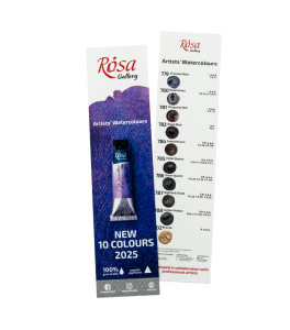 ROSA Gallery Professional Watercolour Dot Card – 10 New Colours 2025